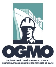 Logotipo do OGMO/SFS — Porto de São Francisco do Sul